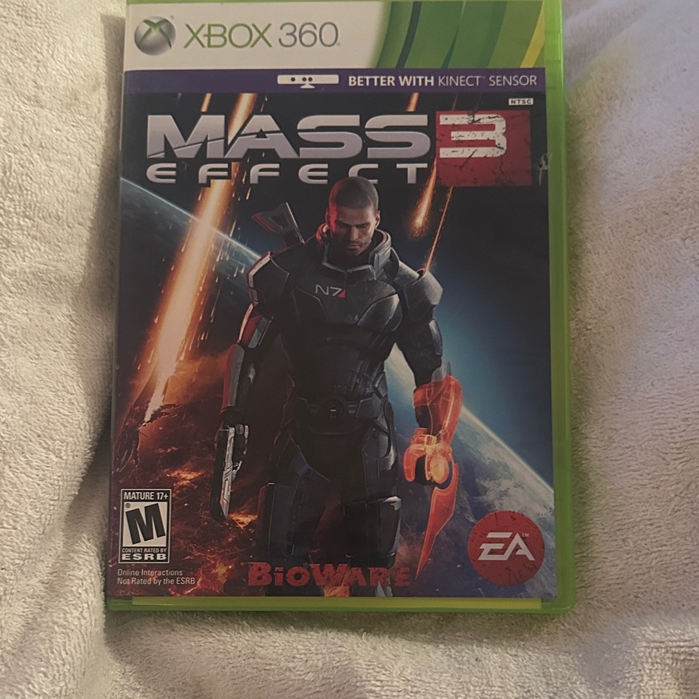 Mass Effect 3 for Xbox 360 - Green Case